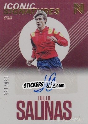 Sticker Julio Salinas - Nobility Soccer 2017-2018 - Panini