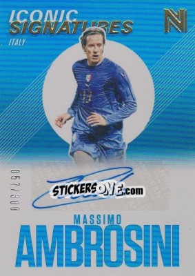 Sticker Massimo Ambrosini - Nobility Soccer 2017-2018 n. IS-MA - Panini