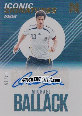 Sticker Michael Ballack - Nobility Soccer 2017-2018 n. IS-MB - Panini
