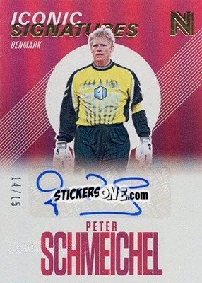 Sticker Peter Schmeichel - Nobility Soccer 2017-2018 n. IS-PES - Panini