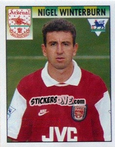 Sticker Nigel Winterburn - Premier League Inglese 1994-1995 n. 7 - Merlin