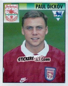 Figurina Paul Dickov - Premier League Inglese 1994-1995 - Merlin