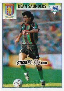 Sticker Dean Saunders (Star Player) - Premier League Inglese 1994-1995 - Merlin