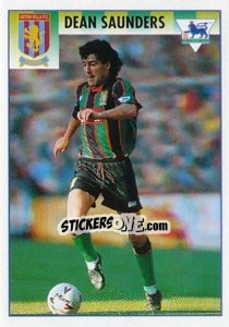 Figurina Dean Saunders (Star Player) - Premier League Inglese 1994-1995 - Merlin