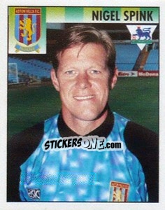 Cromo Nigel Spink - Premier League Inglese 1994-1995 - Merlin