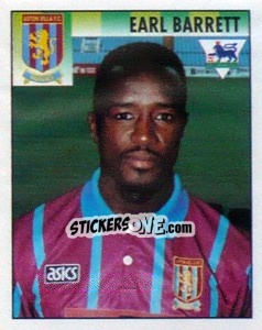 Sticker Earl Barrett - Premier League Inglese 1994-1995 n. 31 - Merlin