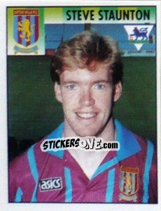 Cromo Steve Staunton - Premier League Inglese 1994-1995 - Merlin