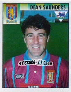 Cromo Dean Saunders - Premier League Inglese 1994-1995 - Merlin