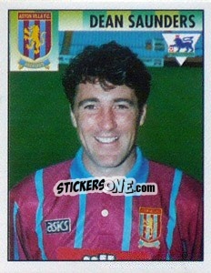 Sticker Dean Saunders - Premier League Inglese 1994-1995 n. 40 - Merlin