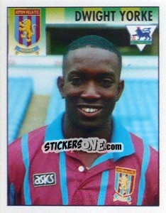 Sticker Dwight Yorke - Premier League Inglese 1994-1995 n. 42 - Merlin