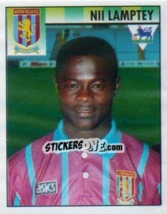 Cromo Nii Lamptey - Premier League Inglese 1994-1995 - Merlin