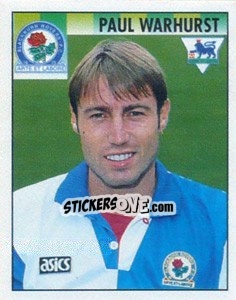 Cromo Paul Warhurst - Premier League Inglese 1994-1995 - Merlin