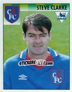 Figurina Steve Clarke - Premier League Inglese 1994-1995 - Merlin