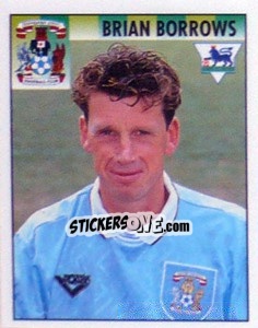 Cromo Brian Borrows - Premier League Inglese 1994-1995 - Merlin