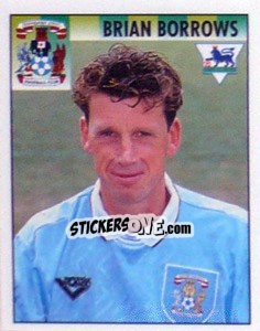 Sticker Brian Borrows - Premier League Inglese 1994-1995 n. 104 - Merlin