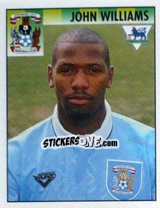 Sticker John Williams - Premier League Inglese 1994-1995 - Merlin
