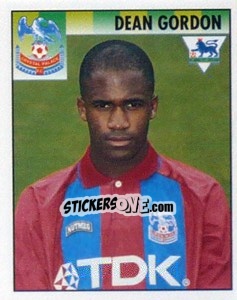 Sticker Dean Gordon - Premier League Inglese 1994-1995 - Merlin