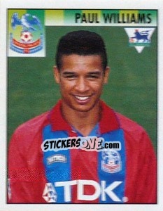 Figurina Paul Williams - Premier League Inglese 1994-1995 - Merlin