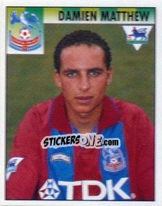 Cromo Damien Matthew - Premier League Inglese 1994-1995 - Merlin