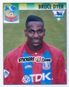 Cromo Bruce Dyer - Premier League Inglese 1994-1995 - Merlin