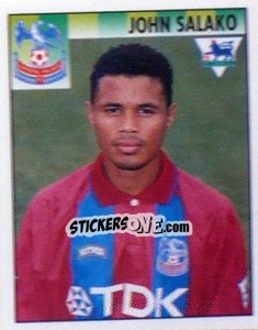 Sticker John Salako - Premier League Inglese 1994-1995 n. 142 - Merlin