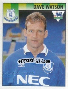 Figurina Dave Watson - Premier League Inglese 1994-1995 - Merlin