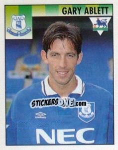 Cromo Gary Ablett - Premier League Inglese 1994-1995 - Merlin