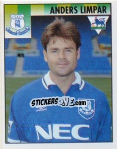 Figurina Anders Limpar - Premier League Inglese 1994-1995 - Merlin