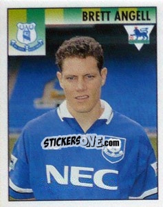 Figurina Brett Angell - Premier League Inglese 1994-1995 - Merlin