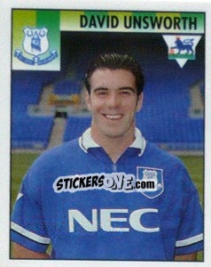 Sticker David Unsworth - Premier League Inglese 1994-1995 - Merlin