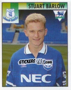 Figurina Stuart Barlow - Premier League Inglese 1994-1995 n. 165 - Merlin