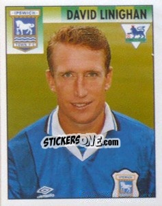 Cromo David Linighan - Premier League Inglese 1994-1995 - Merlin