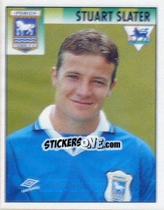 Figurina Stuart Slater - Premier League Inglese 1994-1995 - Merlin