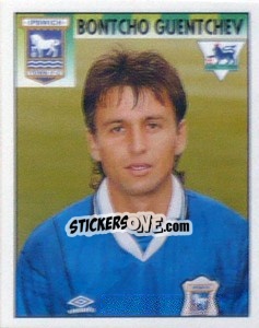 Sticker Bontcho Guentchev - Premier League Inglese 1994-1995 - Merlin