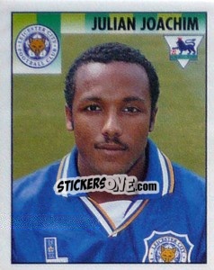 Figurina Julian Joachim - Premier League Inglese 1994-1995 - Merlin