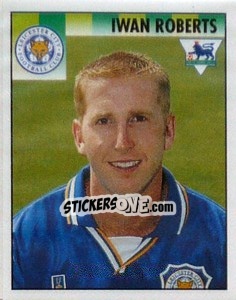 Figurina Iwan Roberts - Premier League Inglese 1994-1995 - Merlin