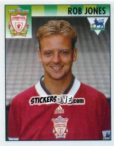 Sticker Rob Jones - Premier League Inglese 1994-1995 - Merlin