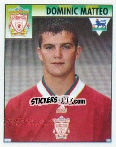 Sticker Dominic Matteo - Premier League Inglese 1994-1995 - Merlin
