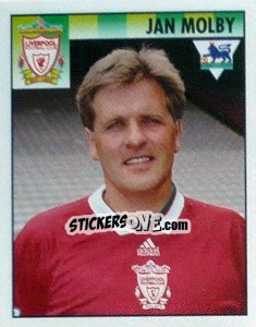 Figurina Jan Molby - Premier League Inglese 1994-1995 - Merlin