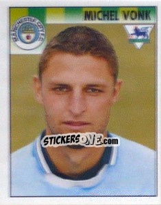 Cromo Michel Vonk - Premier League Inglese 1994-1995 - Merlin