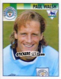 Cromo Paul Walsh - Premier League Inglese 1994-1995 - Merlin