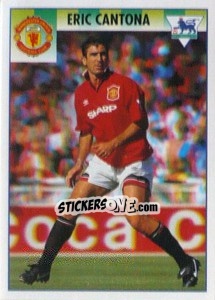Sticker Eric Cantona (Star Player) - Premier League Inglese 1994-1995 n. 292 - Merlin