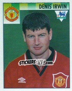 Sticker Denis Irwin - Premier League Inglese 1994-1995 - Merlin
