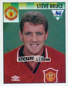 Figurina Steve Bruce - Premier League Inglese 1994-1995 n. 298 - Merlin