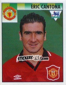 Cromo Eric Cantona - Premier League Inglese 1994-1995 - Merlin