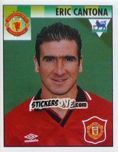 Figurina Eric Cantona - Premier League Inglese 1994-1995 - Merlin