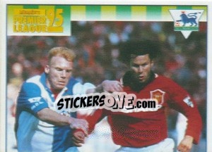 Sticker Ryan Giggs (Action 1/2) - Premier League Inglese 1994-1995 n. 311 - Merlin