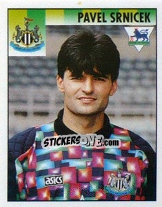 Figurina Pavel Srnicek - Premier League Inglese 1994-1995 - Merlin