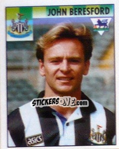 Figurina John Beresford - Premier League Inglese 1994-1995 - Merlin