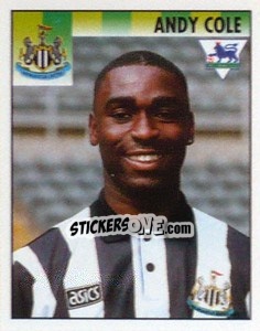 Sticker Andy Cole - Premier League Inglese 1994-1995 n. 331 - Merlin